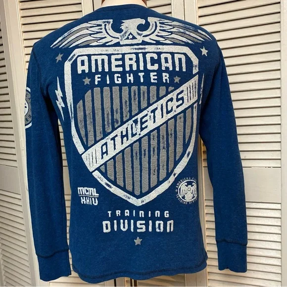 American Fighter Size Medium Long Sleeve T Shirt - Picture 5 of 9